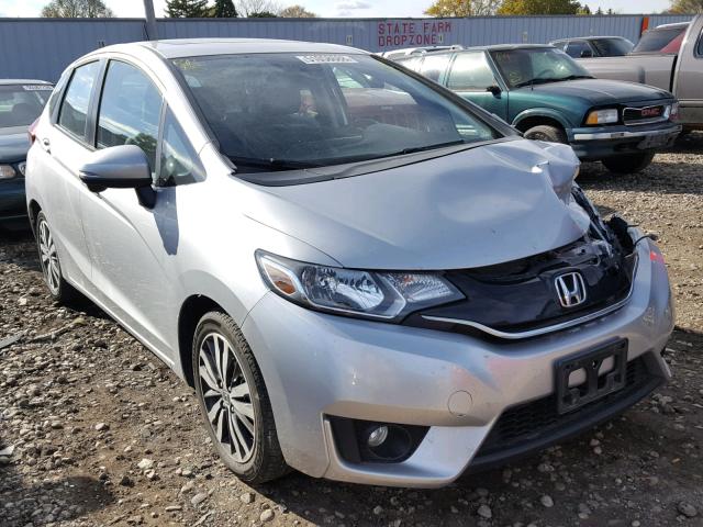 3HGGK5H87FM772549 - 2015 HONDA FIT EX SILVER photo 1