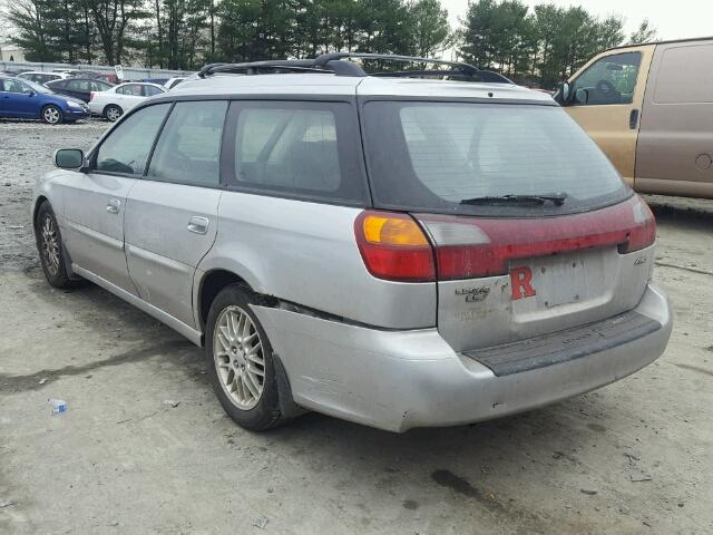 4S3BH635337306486 - 2003 SUBARU LEGACY L SILVER photo 3