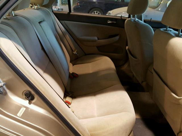 1HGCM56334A069122 - 2004 HONDA ACCORD LX GOLD photo 6