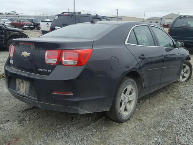 1G11B5SL0EF165725 - 2014 CHEVROLET MALIBU LS BLACK photo 4