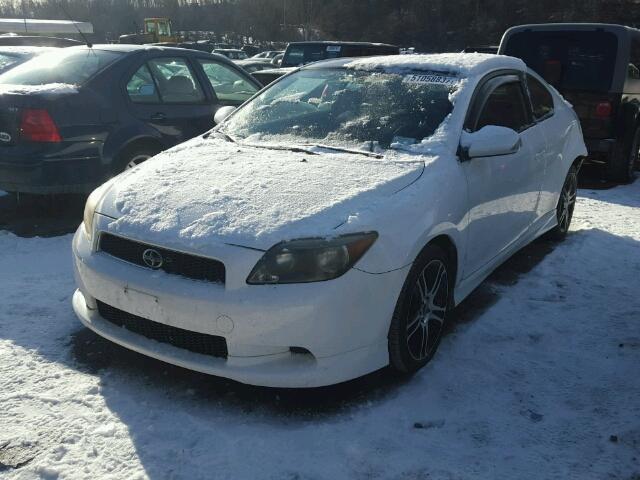 JTKDE177870213907 - 2007 TOYOTA SCION TC WHITE photo 2