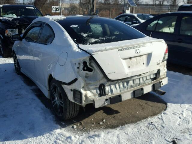 JTKDE177870213907 - 2007 TOYOTA SCION TC 白色 照片 3