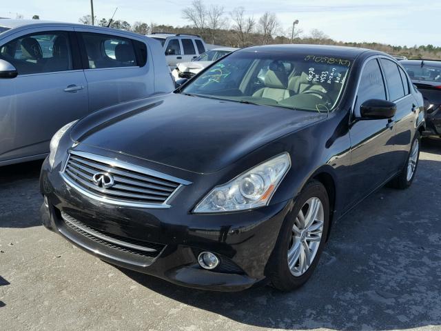 JN1CV6AP0BM304523 - 2011 INFINITI G37 BASE BLACK photo 2