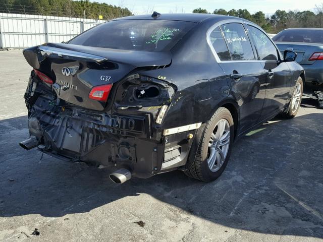 JN1CV6AP0BM304523 - 2011 INFINITI G37 BASE BLACK photo 4