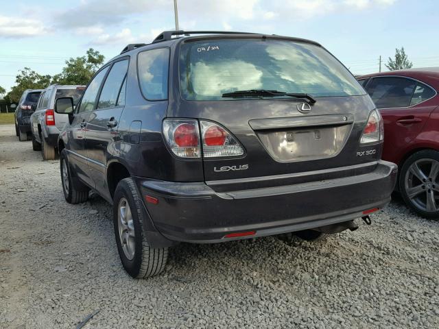 JTJGF10U620147185 - 2002 LEXUS RX 300 BROWN photo 3