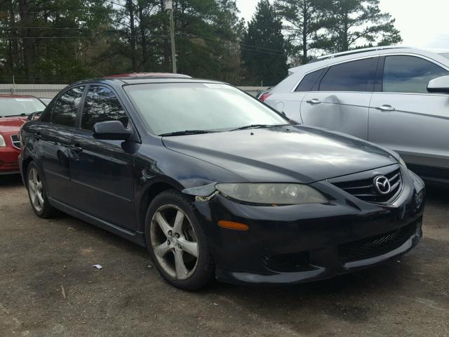 1YVHP80D565M23713 - 2006 MAZDA 6 S BLACK photo 1