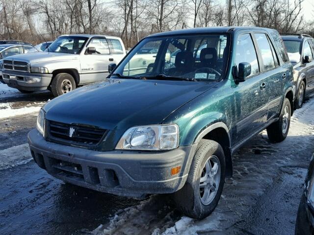 JHLRD1863YS004153 - 2000 HONDA CR-V EX GREEN photo 2