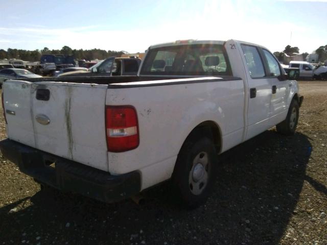 1FTRW12W28KB38684 - 2008 FORD F150 SUPER WHITE photo 4