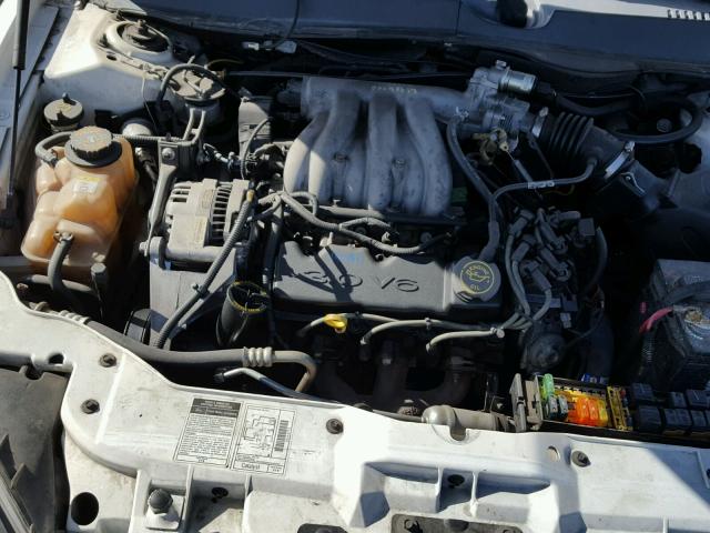 1FAFP5324YG190734 - 2000 FORD TAURUS SE WHITE photo 7