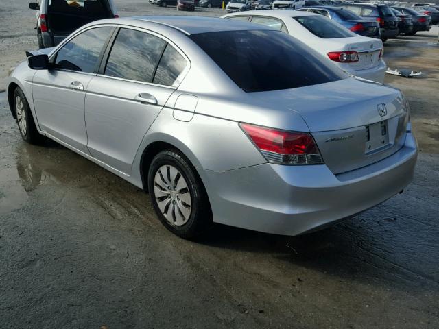 1HGCP26318A165276 - 2008 HONDA ACCORD LX SILVER photo 3