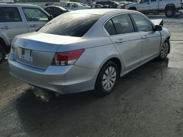 1HGCP26318A165276 - 2008 HONDA ACCORD LX SILVER photo 4