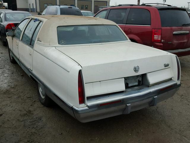 1G6DW527XPR720017 - 1993 CADILLAC FLEETWOOD WHITE photo 3