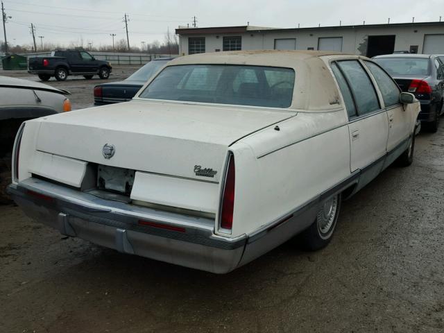 1G6DW527XPR720017 - 1993 CADILLAC FLEETWOOD WHITE photo 4