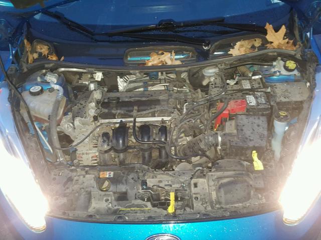 3FADP4FJ5EM100562 - 2014 FORD FIESTA TIT BLUE photo 7