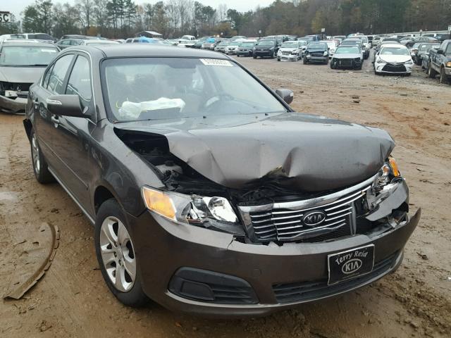 KNAGE228395311160 - 2009 KIA OPTIMA LX GRAY photo 1