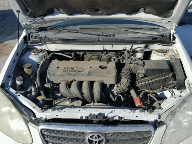 2T1BR32E77C824182 - 2007 TOYOTA COROLLA CE WHITE photo 7