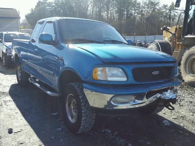 1FTRX18L0WNB31206 - 1998 FORD F150 BLUE photo 1