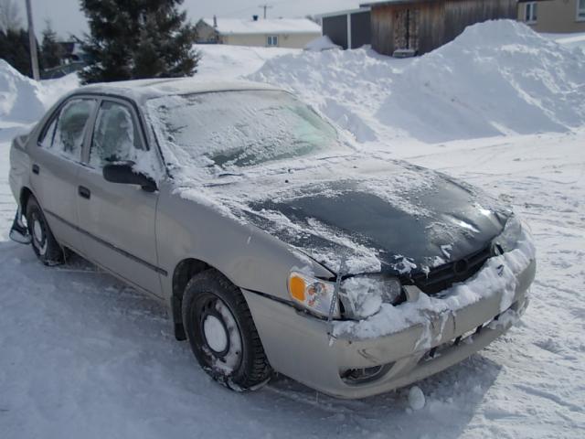 2T1BR12E02C873821 - 2002 TOYOTA COROLLA CE GRAY photo 1