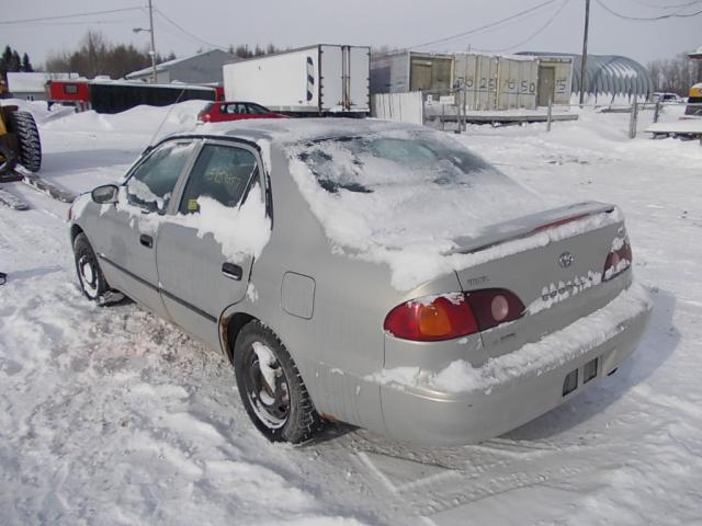 2T1BR12E02C873821 - 2002 TOYOTA COROLLA CE GRAY photo 3