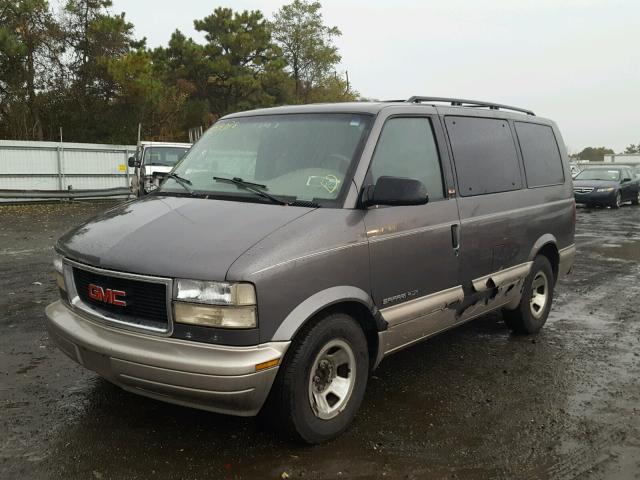 1GKEL19W91B503949 - 2001 GMC SAFARI XT GRAY photo 2