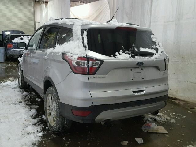 1FMCU9GD2HUB03791 - 2017 FORD ESCAPE SE 银色 照片 3