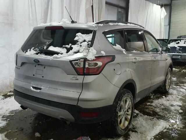 1FMCU9GD2HUB03791 - 2017 FORD ESCAPE SE 银色 照片 4