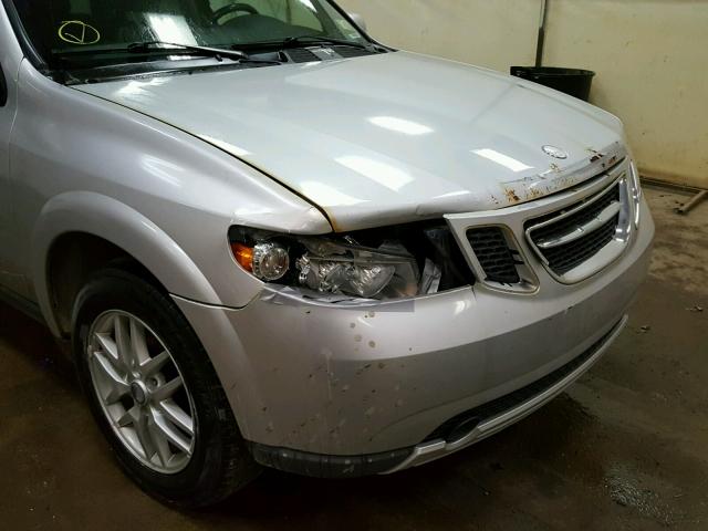 5S3ET13S292801038 - 2009 SAAB 9-7X 4.2I SILVER photo 9