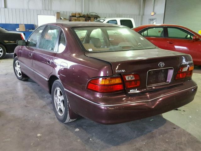 4T1BF18B4WU254617 - 1998 TOYOTA AVALON XL BURGUNDY photo 3