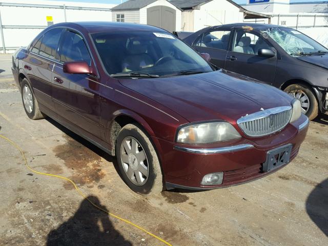 1LNHM86S43Y680887 - 2003 LINCOLN LS BURGUNDY photo 1