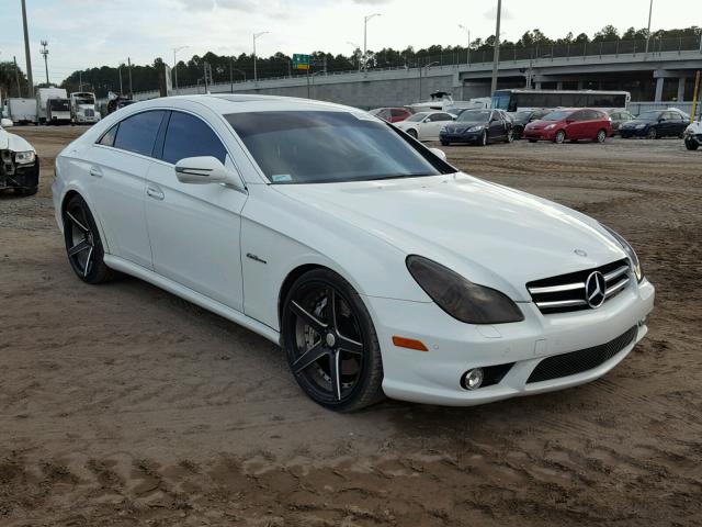 WDDDJ77X69A150024 - 2009 MERCEDES-BENZ CLS 63 AMG WHITE photo 1