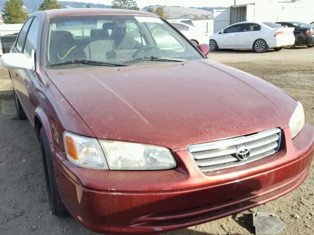 JT2BG22K210570302 - 2001 TOYOTA CAMRY CE BURGUNDY photo 1