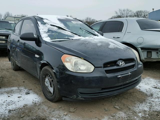 KMHCM36C68U065178 - 2008 HYUNDAI ACCENT GS BLACK photo 1