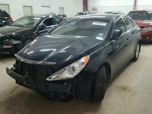 5NPEB4AC4DH716358 - 2013 HYUNDAI SONATA GLS BLUE photo 2