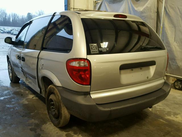 1D4GP25B74B520841 - 2004 DODGE CARAVAN SE SILVER photo 3