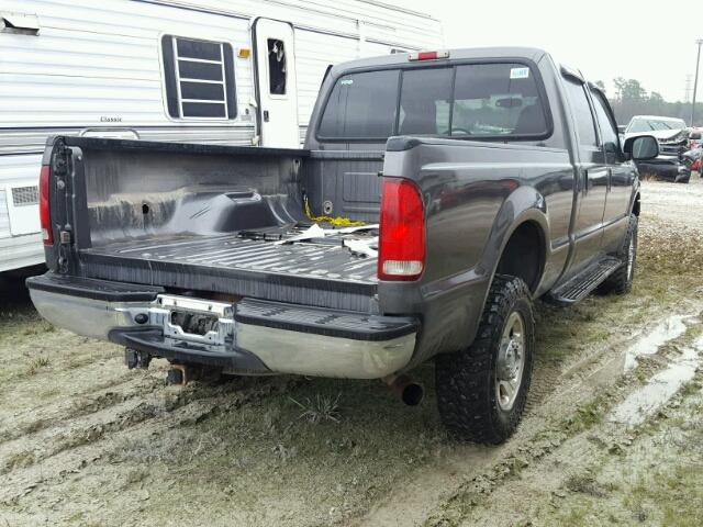 1FTWW31Y35EB38494 - 2005 FORD F350 SRW S GRAY photo 4