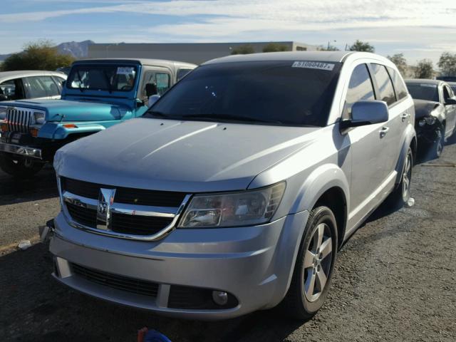 3D4GG57V99T157750 - 2009 DODGE JOURNEY SX SILVER photo 2