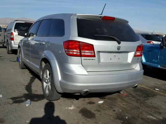 3D4GG57V99T157750 - 2009 DODGE JOURNEY SX SILVER photo 3