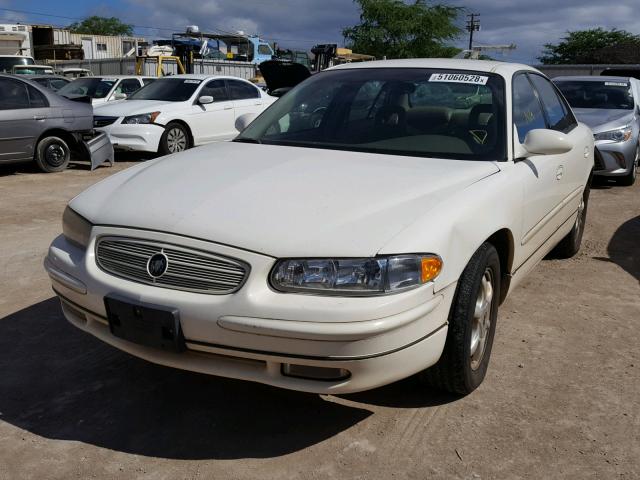 2G4WB52K531268739 - 2003 BUICK REGAL LS WHITE photo 2