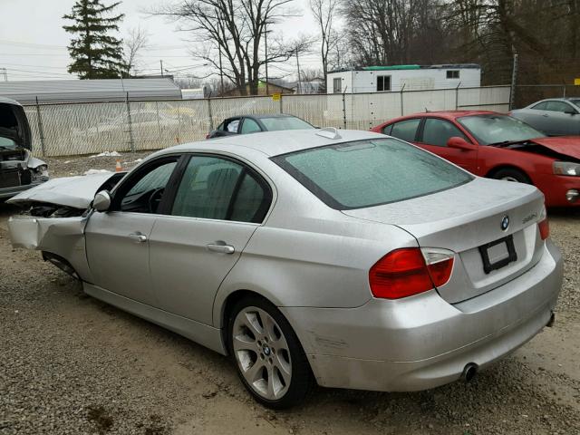 WBAVD53547A006089 - 2007 BMW 335 XI SILVER photo 3