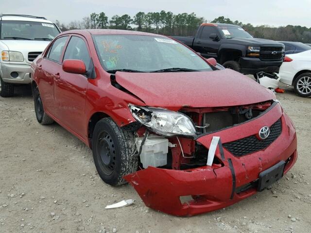 2T1BU4EE5AC291966 - 2010 TOYOTA COROLLA BA RED photo 1