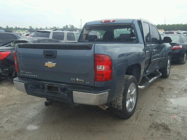 3GCRCSE03AG211127 - 2010 CHEVROLET SILVERADO BLUE photo 4