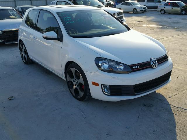 WVWEV7AJXBW110996 - 2011 VOLKSWAGEN GTI WHITE photo 1