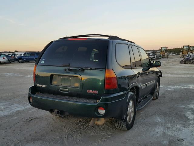 1GKDT13S822485737 - 2002 GMC ENVOY GREEN photo 4