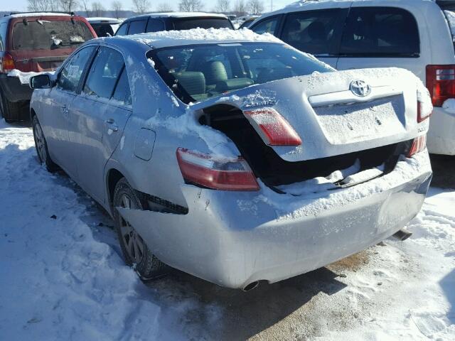 4T1BK46K27U531606 - 2007 TOYOTA CAMRY NEW SILVER photo 3