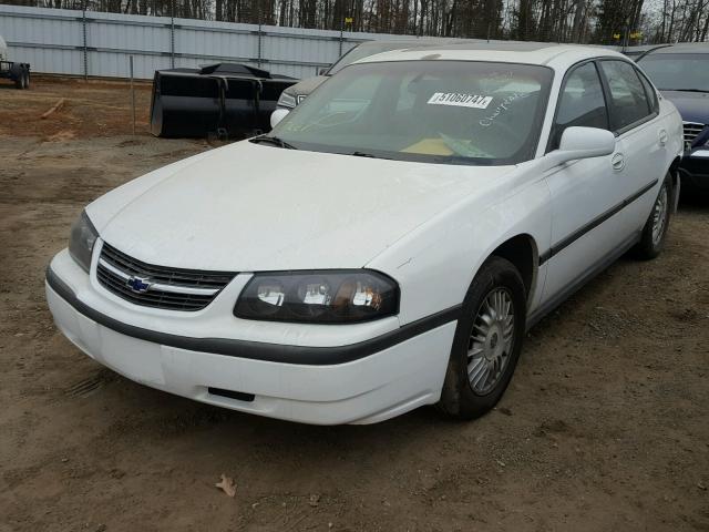 2G1WF55E5Y9176031 - 2000 CHEVROLET IMPALA WHITE photo 2