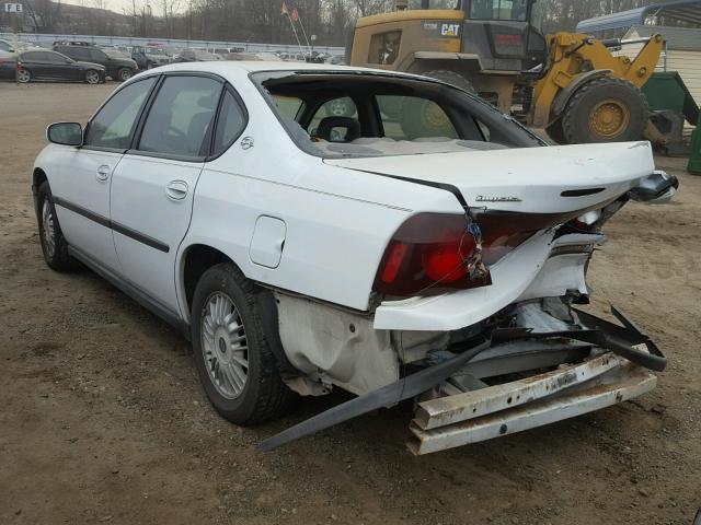 2G1WF55E5Y9176031 - 2000 CHEVROLET IMPALA WHITE photo 3