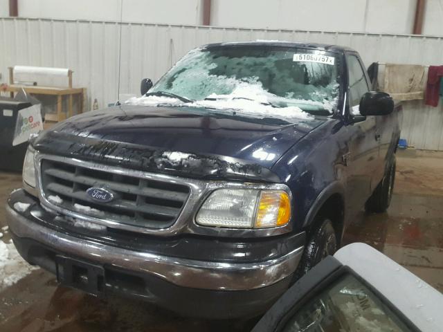 2FTRF18W53CB04713 - 2003 FORD F150 BLUE photo 2