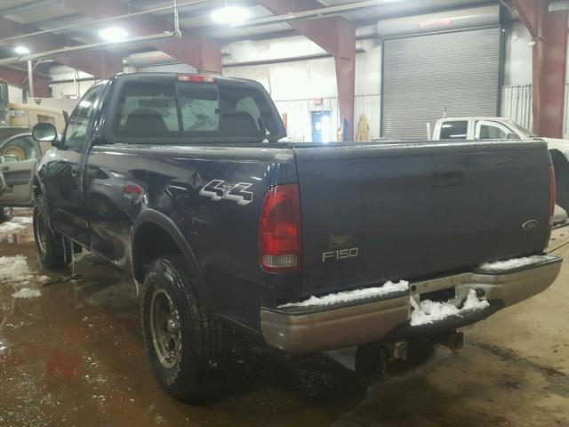 2FTRF18W53CB04713 - 2003 FORD F150 BLUE photo 3