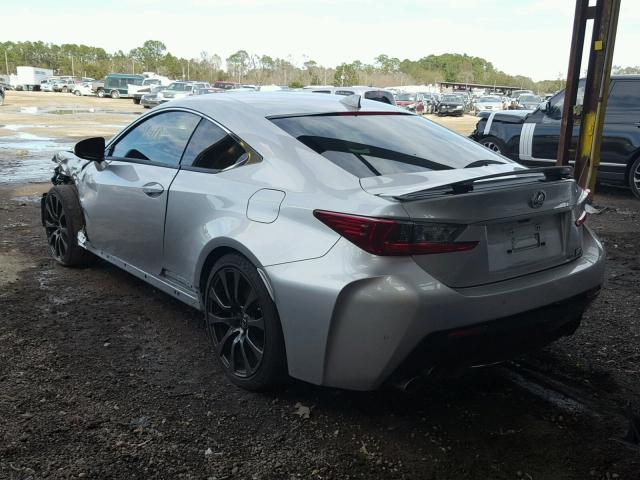 JTHHP5BC1F5002840 - 2015 LEXUS RC-F SILVER photo 3