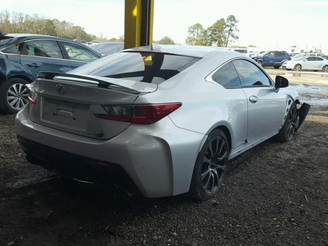 JTHHP5BC1F5002840 - 2015 LEXUS RC-F SILVER photo 4